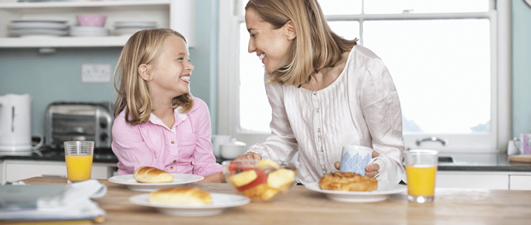 petit déjeuner des enfants